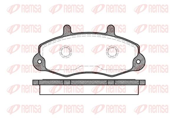 Brake Pad Set, disc brake 0391.00