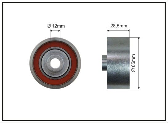 Deflection/Guide Pulley, V-ribbed belt 227-108