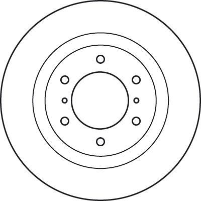 TRW BRAKE DISC - TecDoc 2