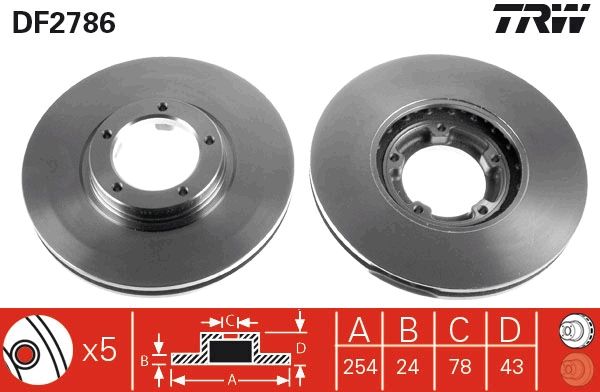 Brake Disc DF2786