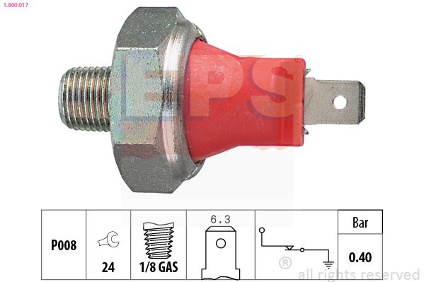 Oil Pressure Switch 1.800.017