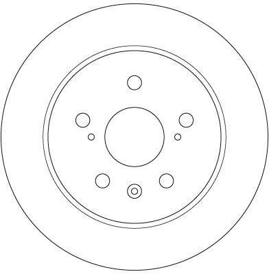 TRW BRAKE DISC - TWIN PACK - TecDoc 2