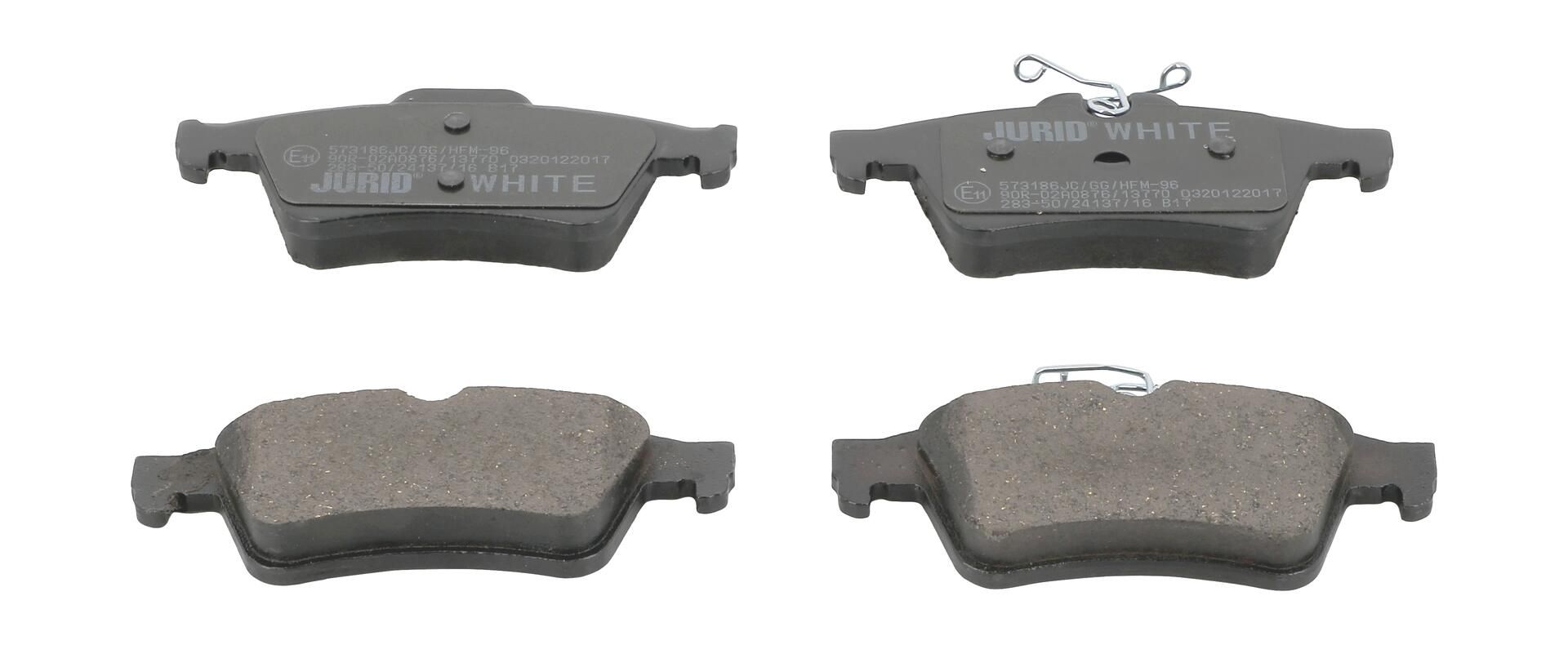 Bremsbelagsatz, Scheibenbremse