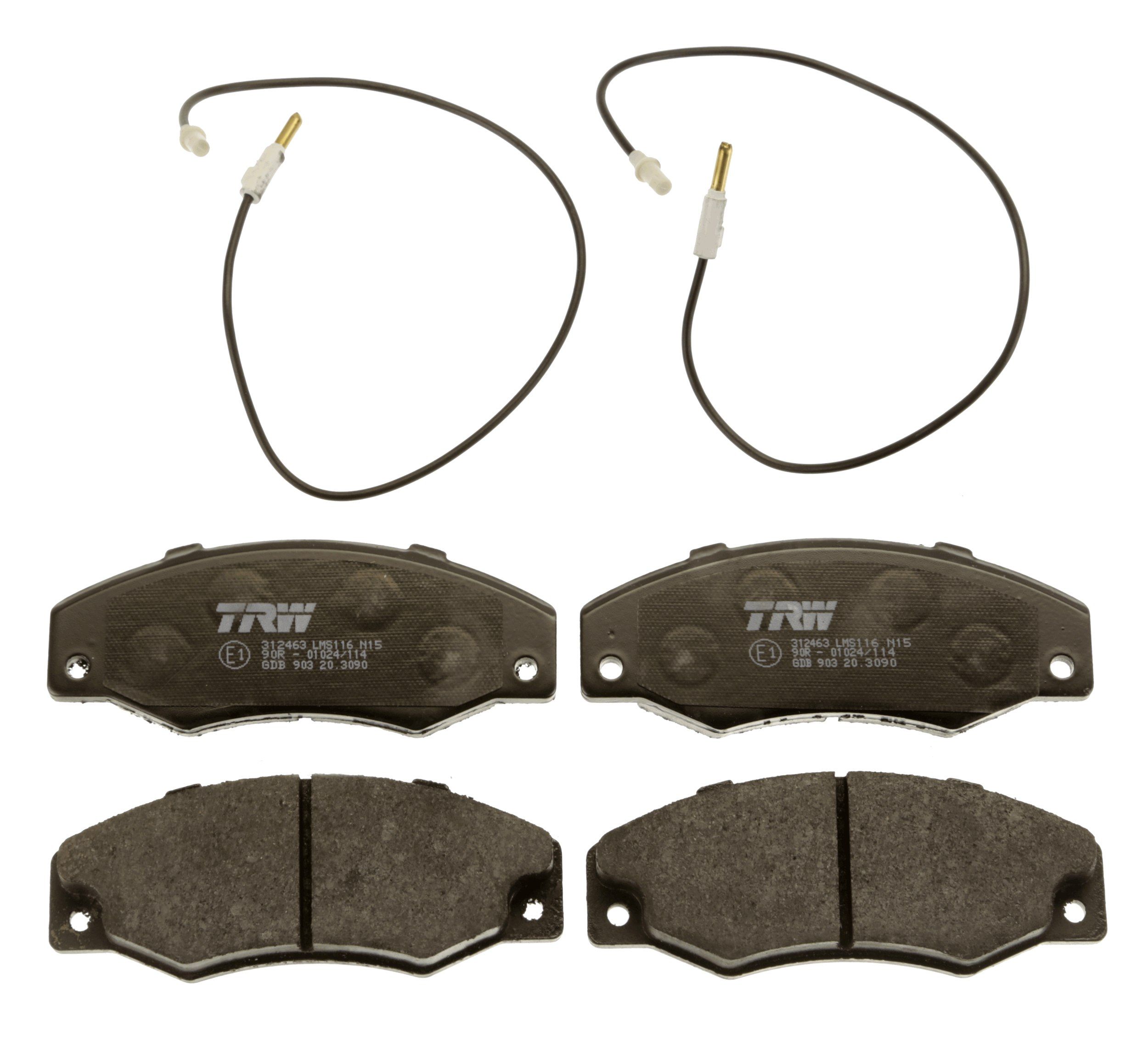 TRW DISC BRAKE PADS - TecDoc 2