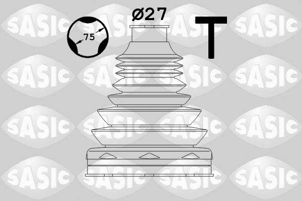 SASIC 1906123 - Faltenbalgsatz, Antriebswelle