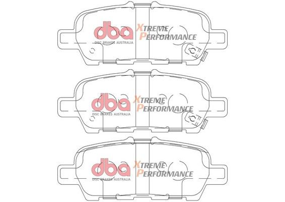 DBA XP PERFORMANCE BRAKE PADS [ Nissan Xtrail -T32, Nissan Pathfinder 2013-on R ] - TecDoc Only