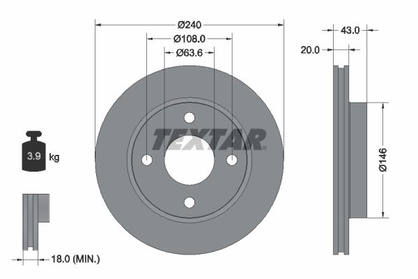 Brake Disc 92051003