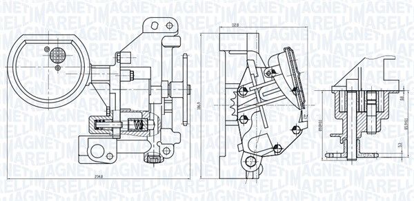 MAGNETI MARELLI 351516000102 - &Ouml;lpumpe