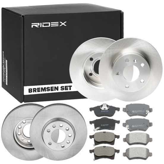 Remmenset, remschijf