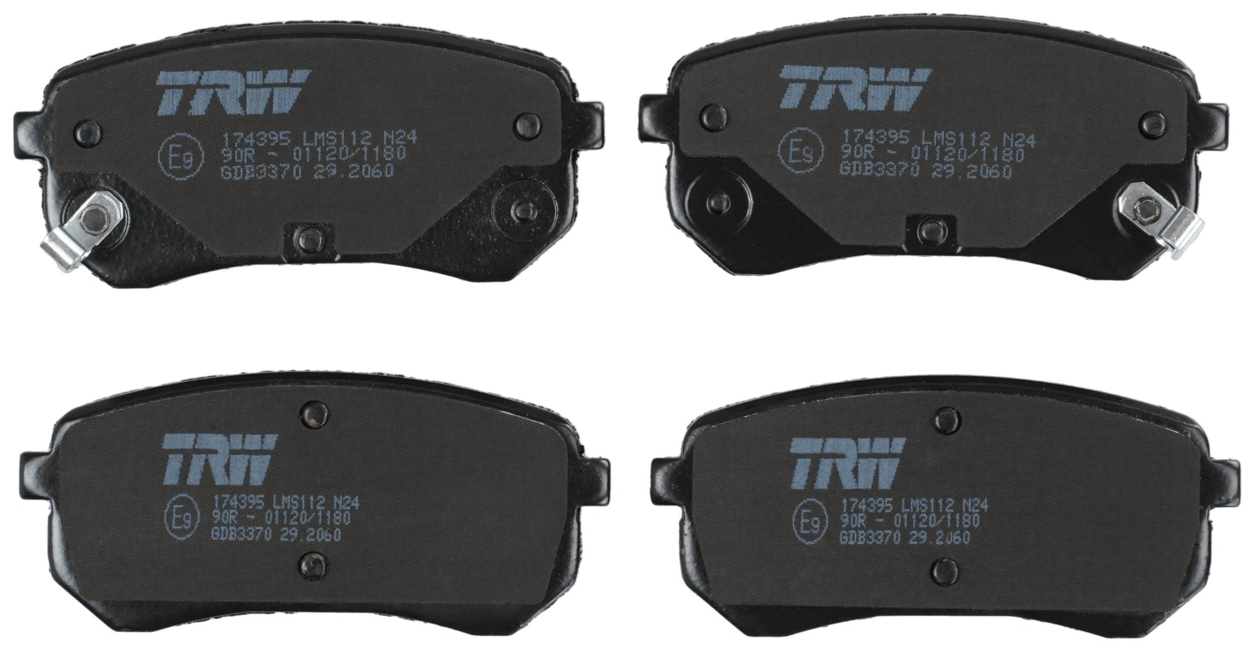 TRW DISC BRAKE PADS - TecDoc 2