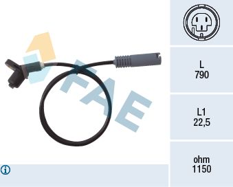 Sensor, wheel speed 78017