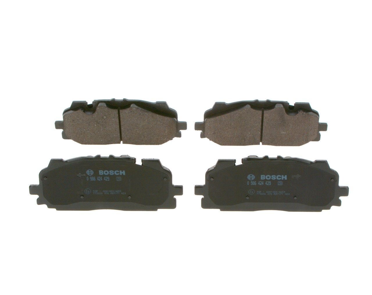 Brake Pad Set, disc brake 0 986 424 429