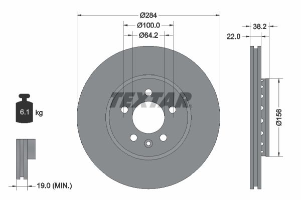 Brake Disc 92103400