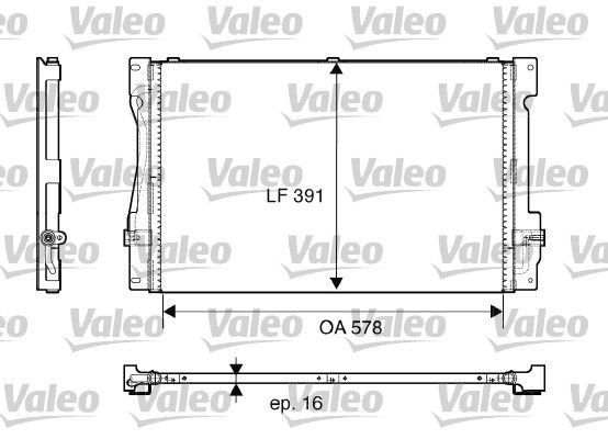 COND VOLVO C70, S70, V70, 850  9900