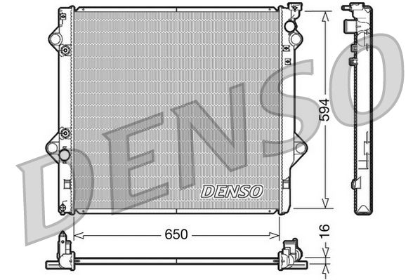 Radiator, engine cooling DRM50036