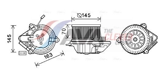 AVA QUALITY COOLING CN8503 - Innenraumgebl&auml;se