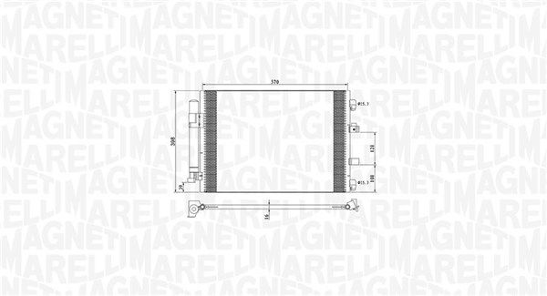 Condenser, air conditioning 350203773000