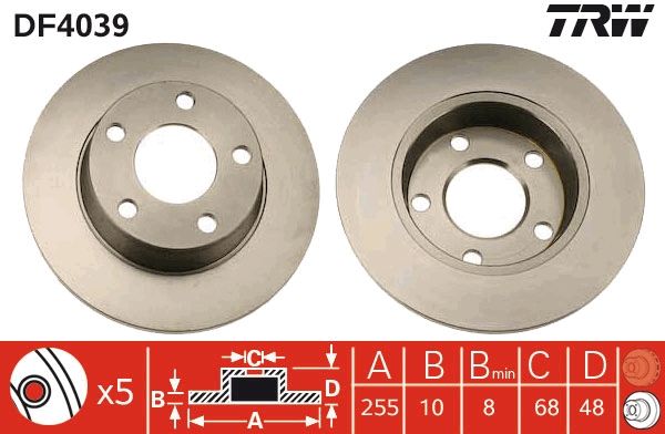 Brake Disc DF4039