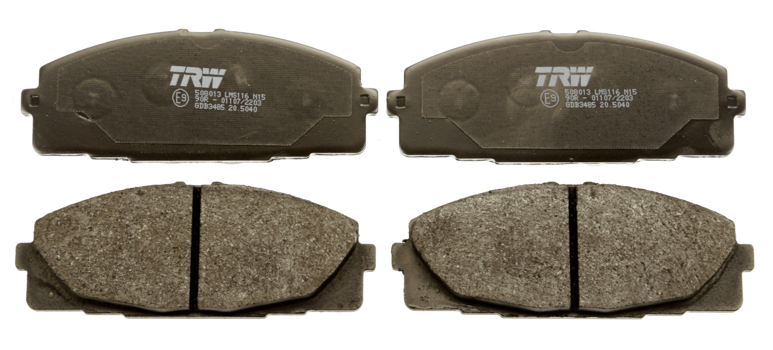 TRW DISC BRAKE PADS - TecDoc 2