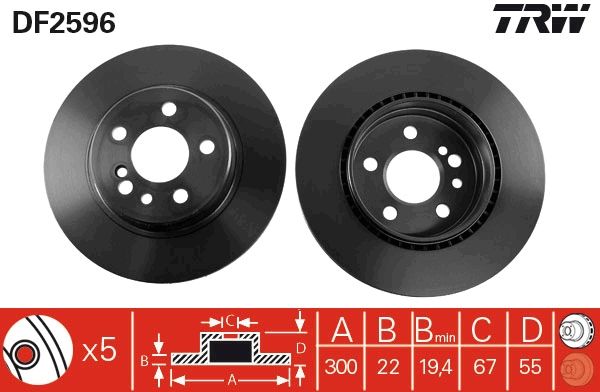 PAIRE DE DISQUES  9900