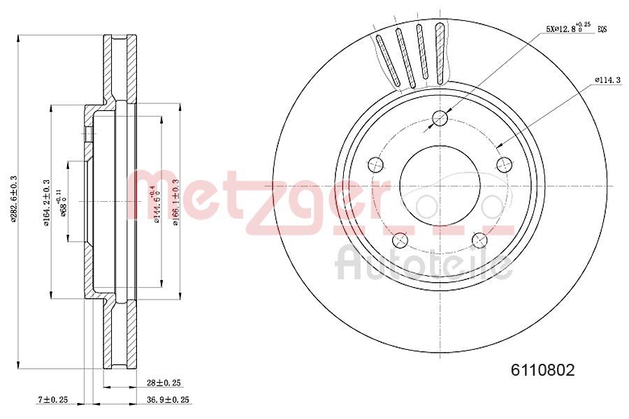 Brake Disc 6110802