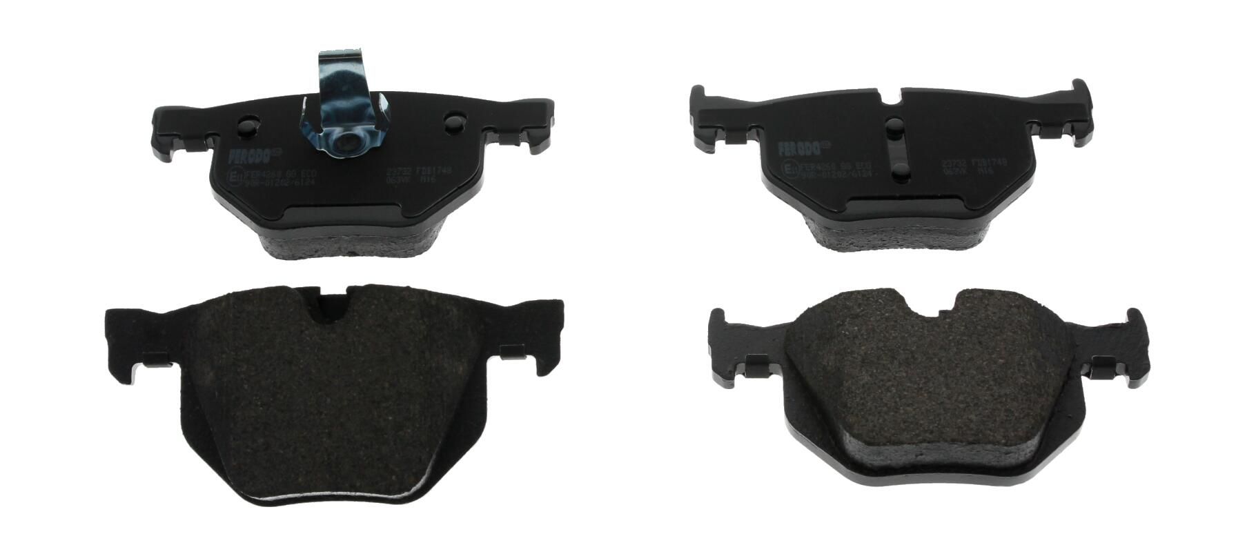 Bremsbelagsatz, Scheibenbremse