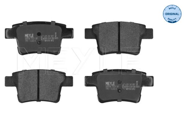 MEYLE 025 242 6017 Brake Pad Set, disc brake