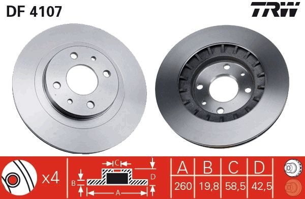 Brake Disc DF4107