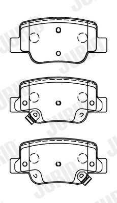 Brake Pad Set, disc brake 572623J