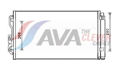 AVA QUALITY COOLING BWA5434D - Kondensator, Klimaanlage ** CLEVER FIT **
