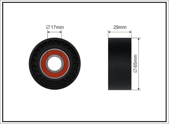 Tensioner Pulley, V-ribbed belt 13-94