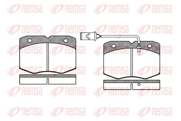 Brake Pad Set, disc brake 0435.02