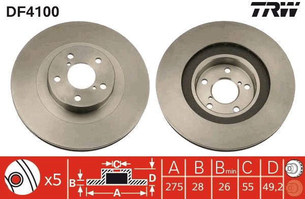 PAIRE DE DISQUES  9900