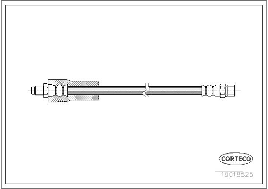 FLEXIBLE DE FREIN VOLVO 440-460  0705