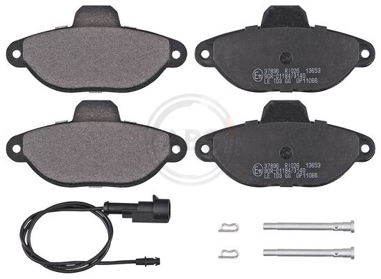 Brake Pad Set, disc brake 37896