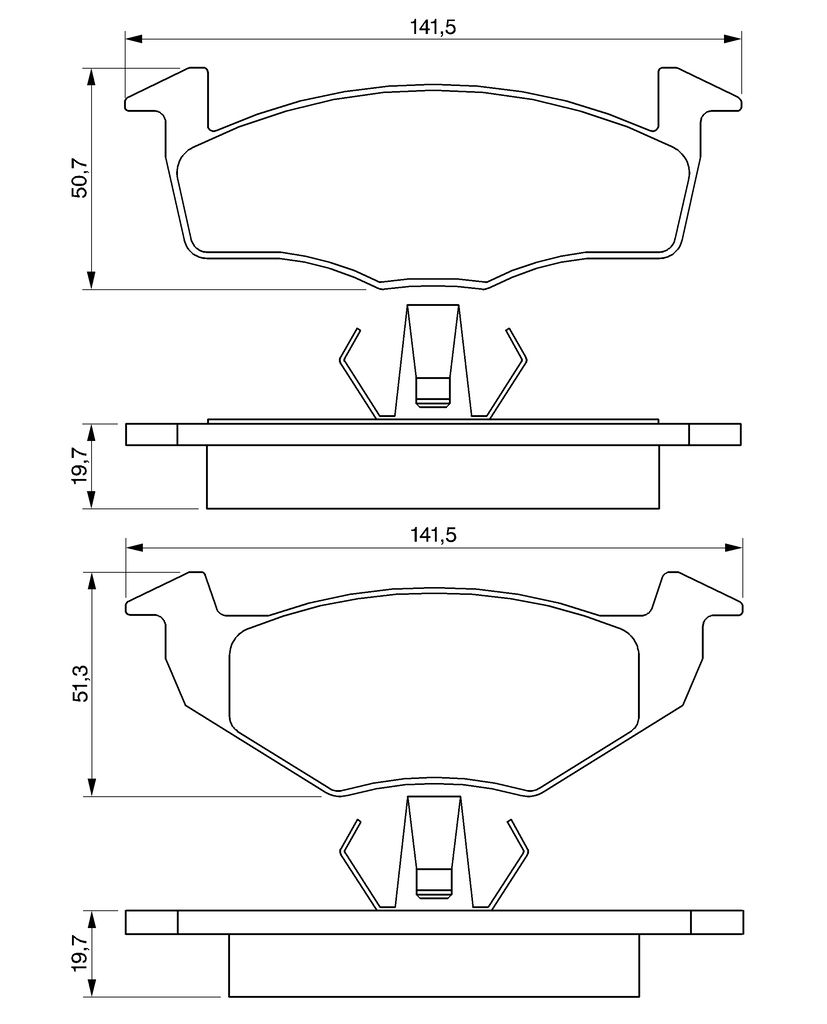 Bremsbelagsatz, Scheibenbremse Bremsbelagsatz, Scheibenbremse