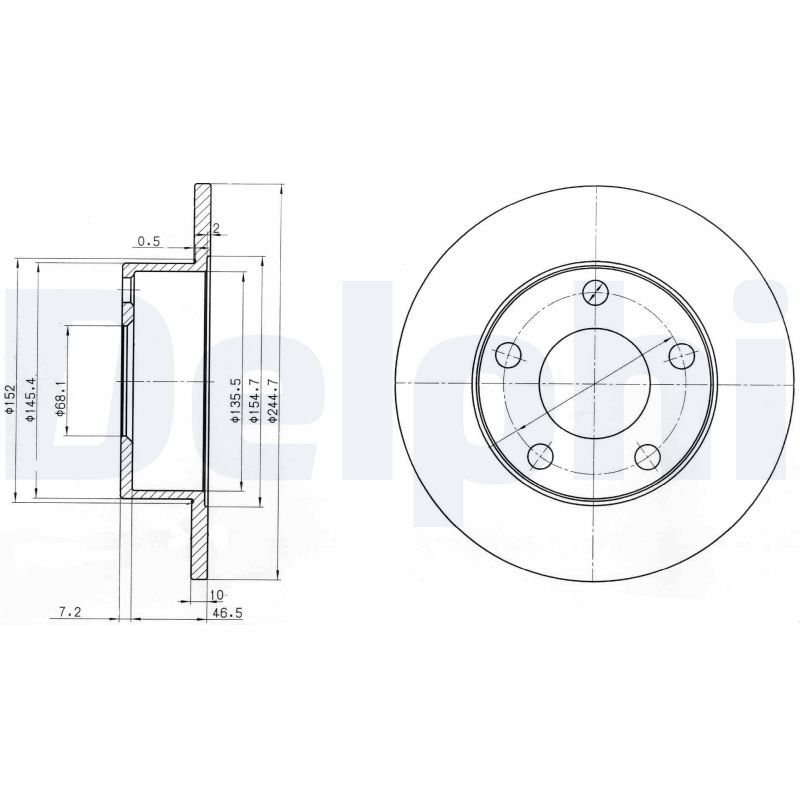 Brake Disc BG3382