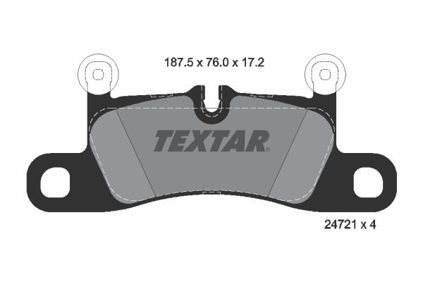 Brake Pad Set, disc brake 2472101