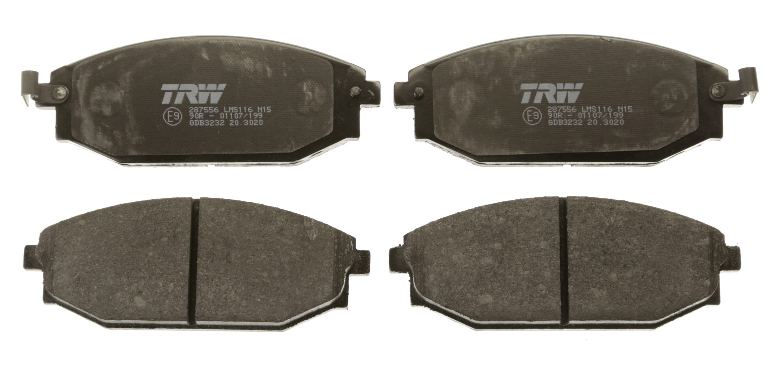 TRW DISC BRAKE PADS - TecDoc 2