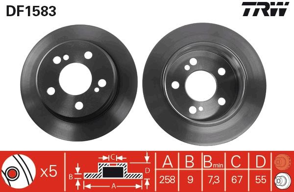 Brake Disc DF1583