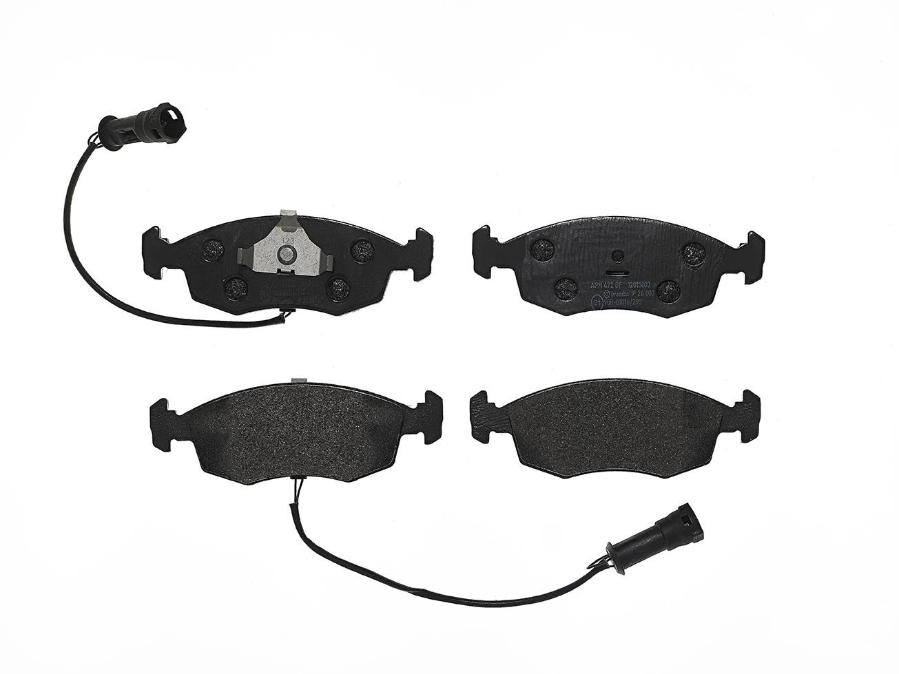BREMBO P 24 007 - Bremsbelagsatz, Scheibenbremse