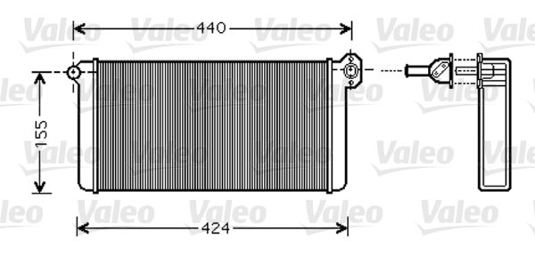 RAD. DE CHAUFFAGE NG - SERIE 12V 08