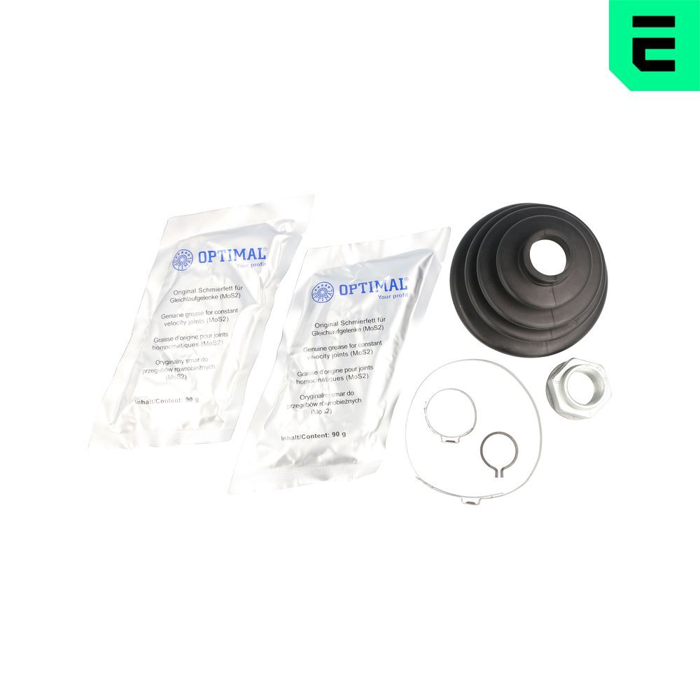 Faltenbalgsatz, Antriebswelle