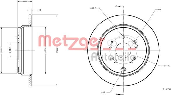 Brake Disc 6110791