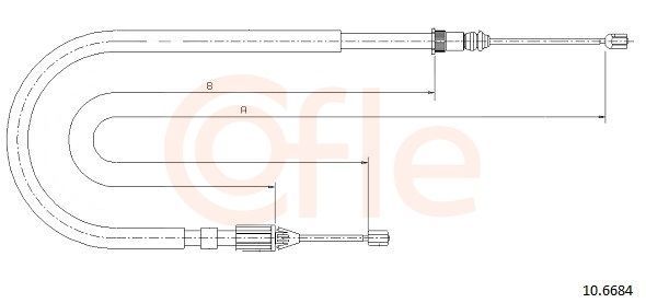 COFLE 10.6684 - Seilzug, Feststellbremse