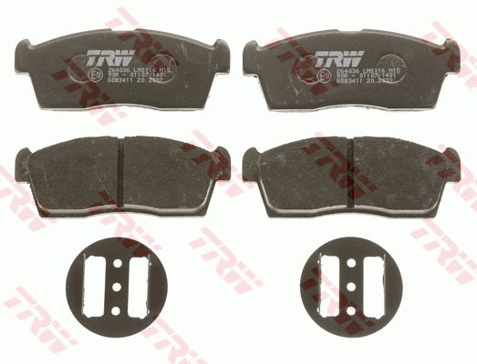 TRW DISC BRAKE PADS - TecDoc 2