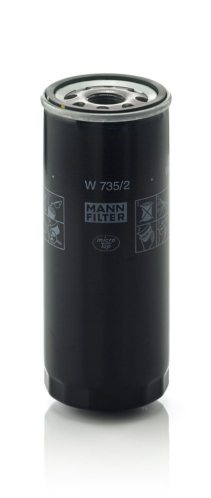 MANN-FILTER W 735/2 - Ölfilter