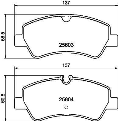 Brake Pad Set, disc brake 8DB 355 020-721