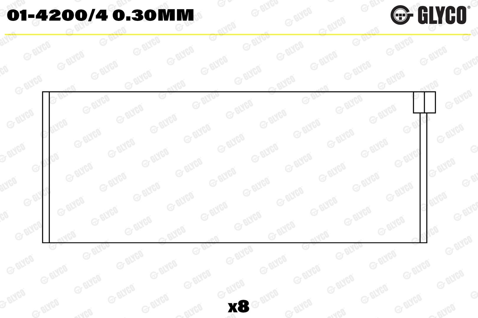 GLYCO 01-4200/4 0.30mm - Pleuellager
