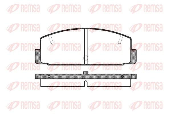 Brake Pad Set, disc brake 0179.10